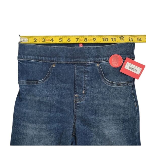 SPANX Distressed Skinny Jeans Pull on 20203R Medium Wash NEW NWT Small - Picture 7 of 9